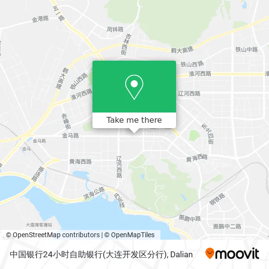 中国银行24小时自助银行(大连开发区分行) map