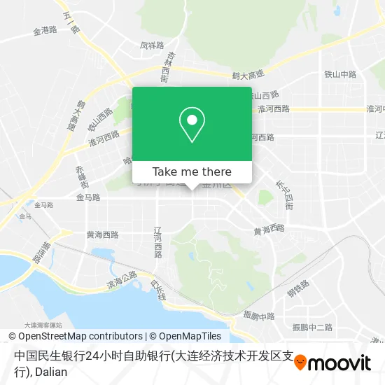 中国民生银行24小时自助银行(大连经济技术开发区支行) map