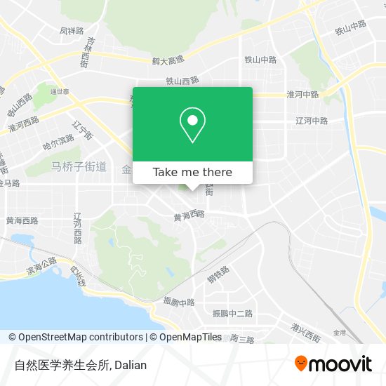 自然医学养生会所 map