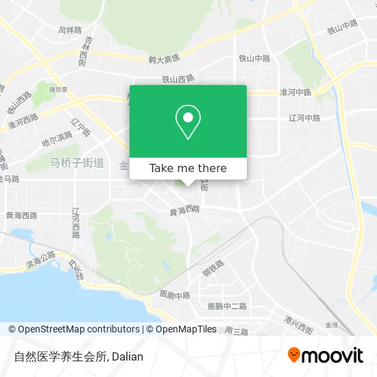 自然医学养生会所 map