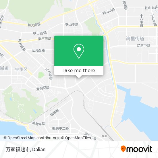 万家福超市 map
