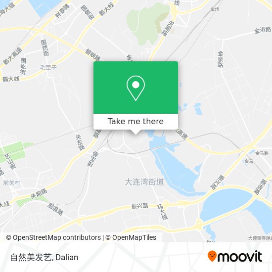 自然美发艺 map