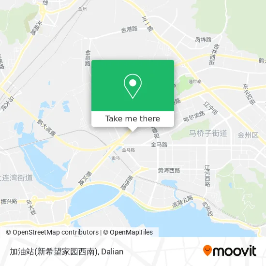 加油站(新希望家园西南) map