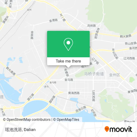 瑶池洗浴 map