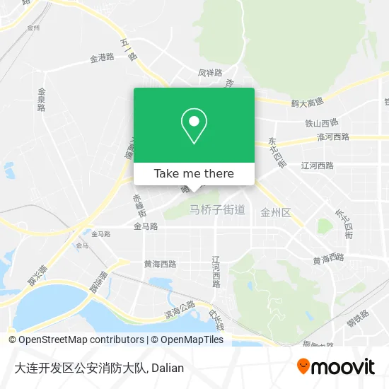 大连开发区公安消防大队 map