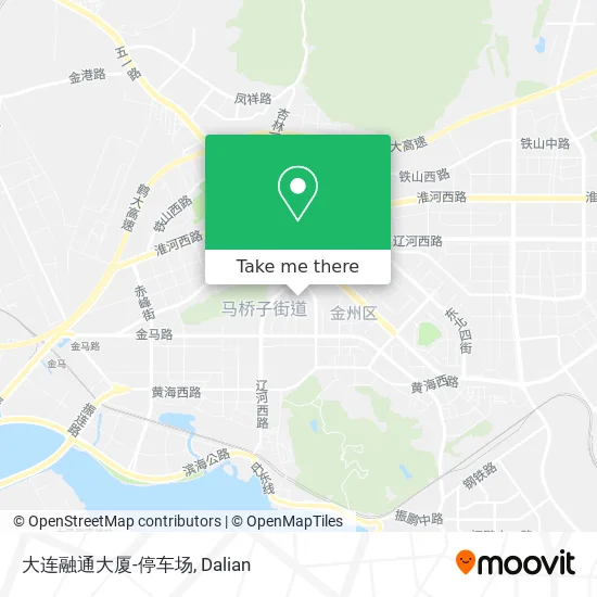 大连融通大厦-停车场 map