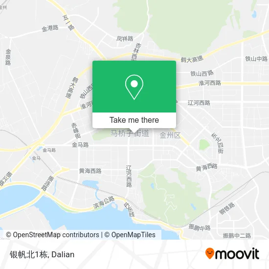 银帆北1栋 map