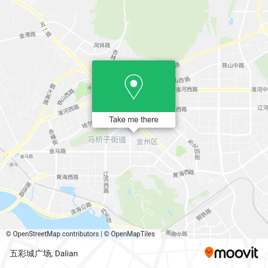五彩城广场 map