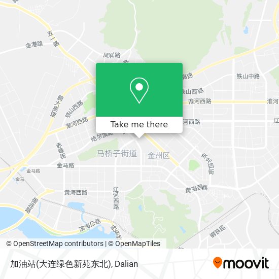 加油站(大连绿色新苑东北) map