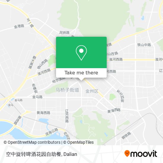 空中旋转啤酒花园自助餐 map