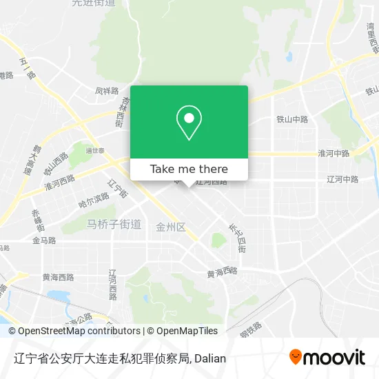 辽宁省公安厅大连走私犯罪侦察局 map