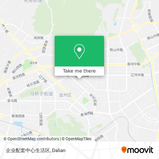 企业配套中心生活区 map