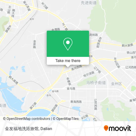 金发福地洗浴旅馆 map