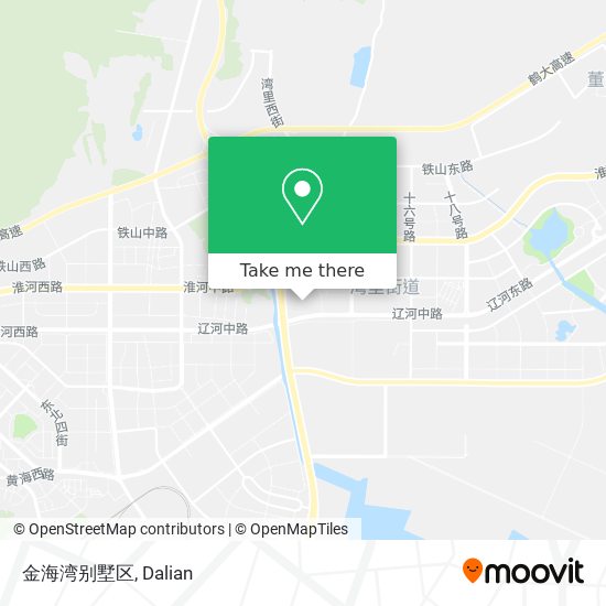 金海湾别墅区 map