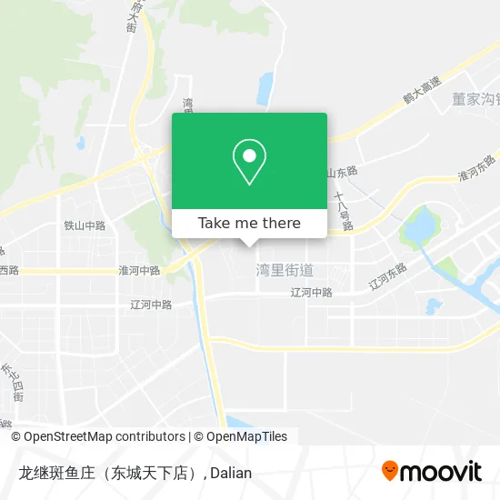 龙继斑鱼庄（东城天下店） map