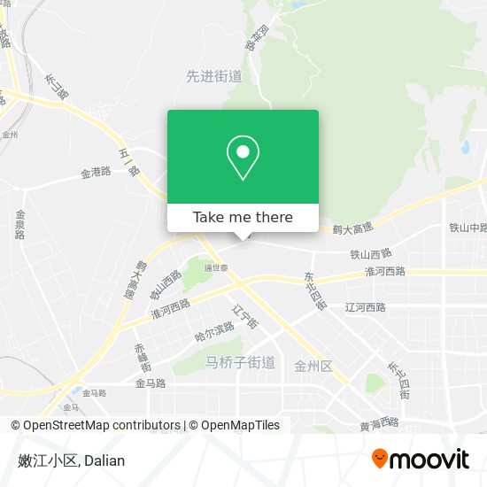 嫩江小区 map