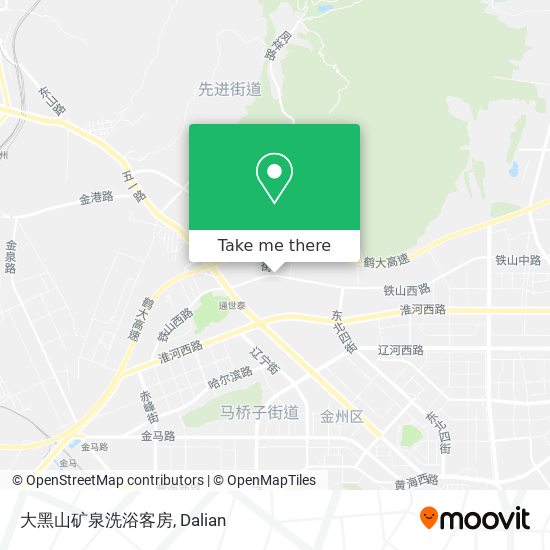 大黑山矿泉洗浴客房 map
