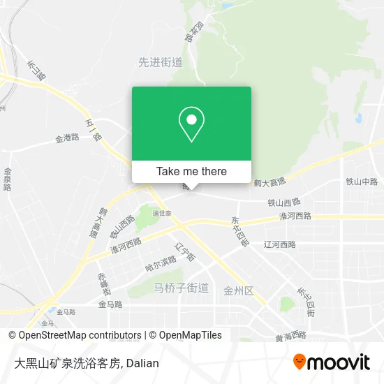 大黑山矿泉洗浴客房 map