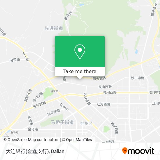 大连银行(金鑫支行) map
