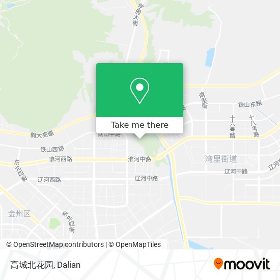 高城北花园 map
