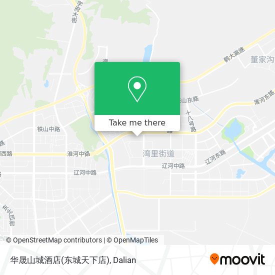 华晟山城酒店(东城天下店) map