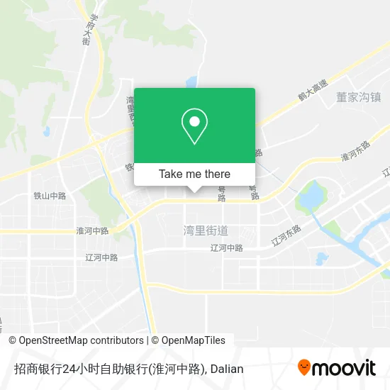 招商银行24小时自助银行(淮河中路) map