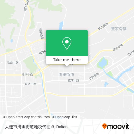 大连市湾里街道地税代征点 map