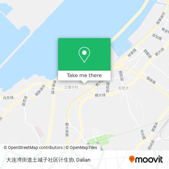 大连湾街道土城子社区计生协 map