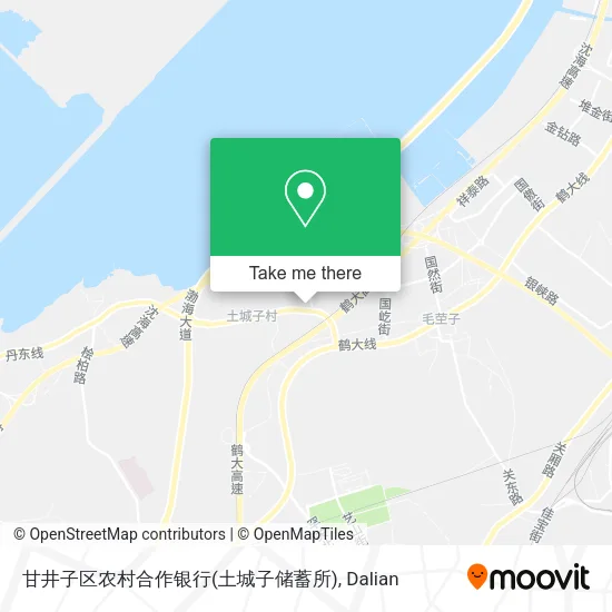 甘井子区农村合作银行(土城子储蓄所) map