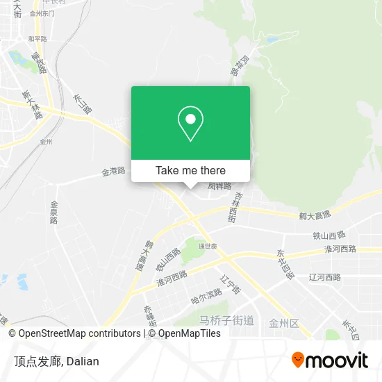 顶点发廊 map
