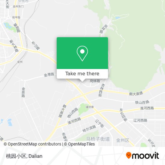 桃园小区 map