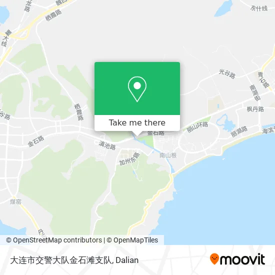 大连市交警大队金石滩支队 map