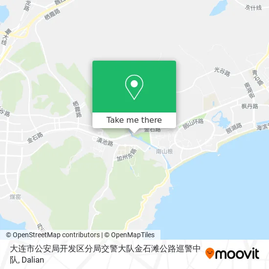 大连市公安局开发区分局交警大队金石滩公路巡警中队 map