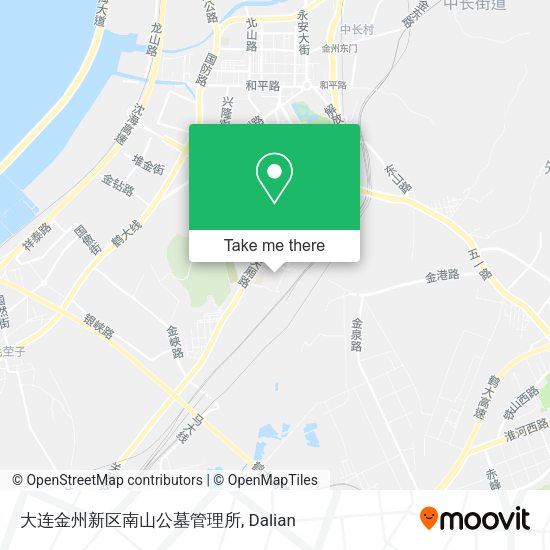 大连金州新区南山公墓管理所 map