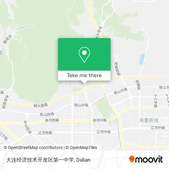 大连经济技术开发区第一中学 map