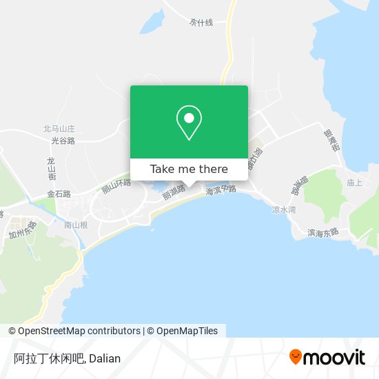 阿拉丁休闲吧 map