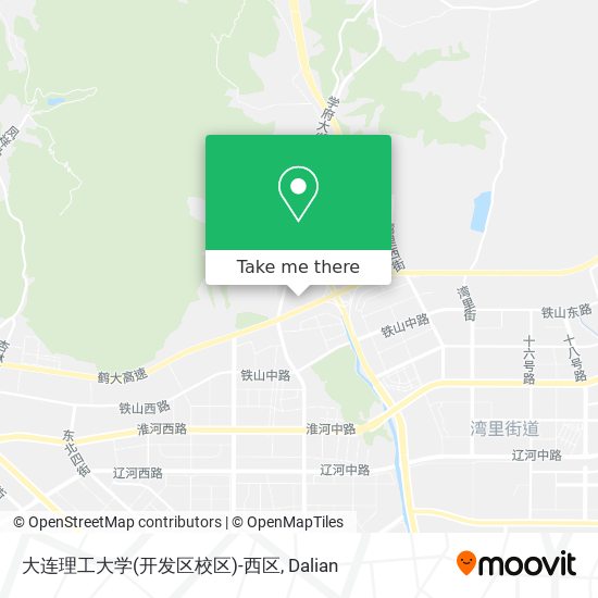 大连理工大学(开发区校区)-西区 map