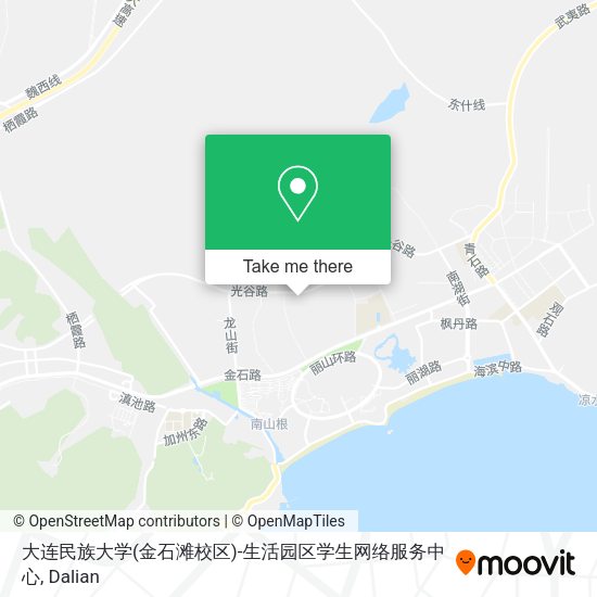 大连民族大学(金石滩校区)-生活园区学生网络服务中心 map
