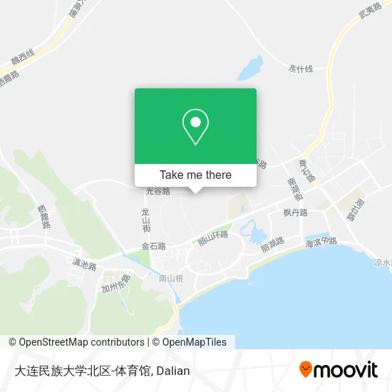 大连民族大学北区-体育馆 map