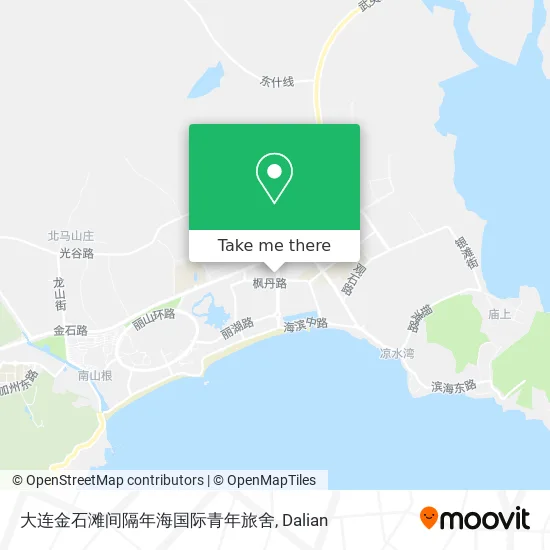 大连金石滩间隔年海国际青年旅舍 map