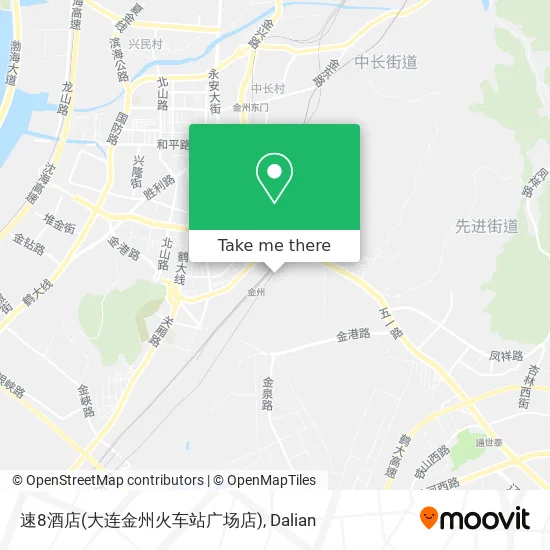速8酒店(大连金州火车站广场店) map