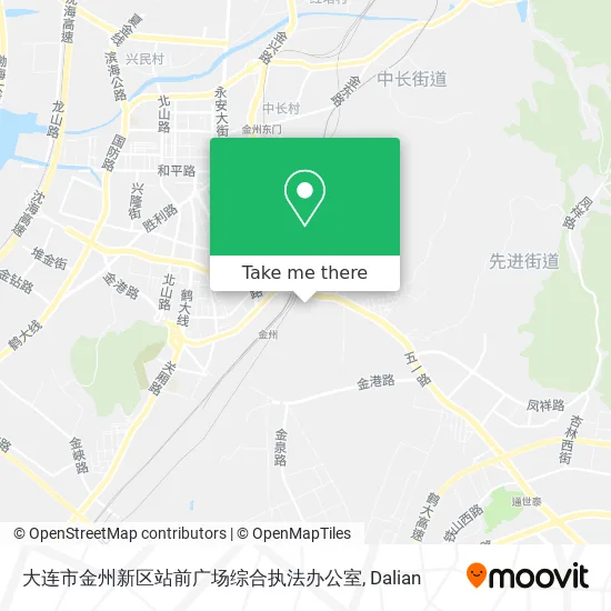 大连市金州新区站前广场综合执法办公室 map