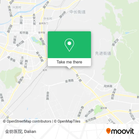 金纺医院 map