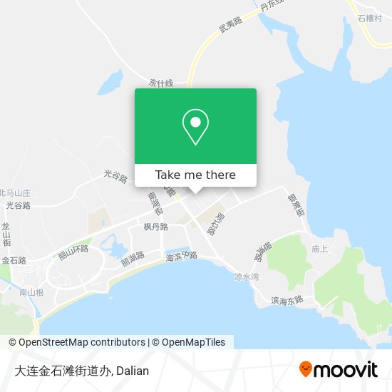 大连金石滩街道办 map