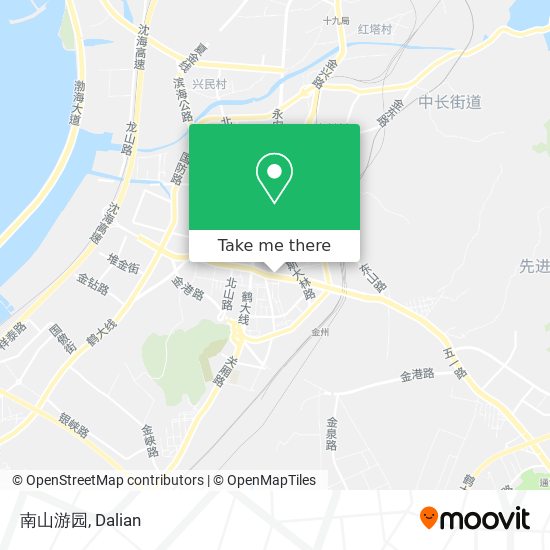 南山游园 map