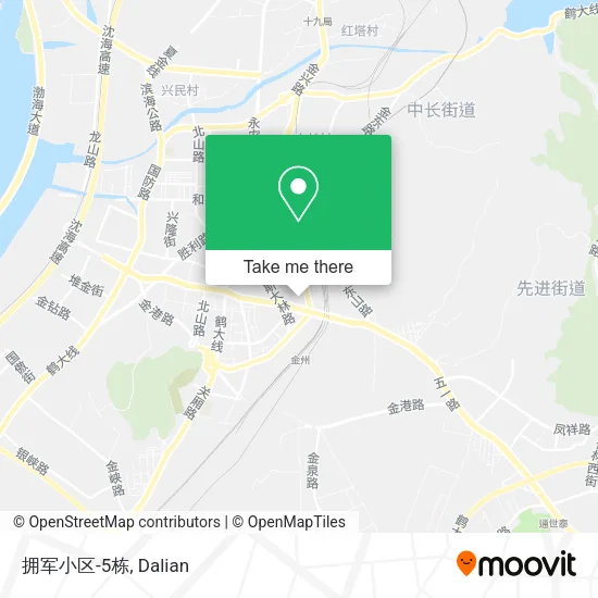 拥军小区-5栋 map