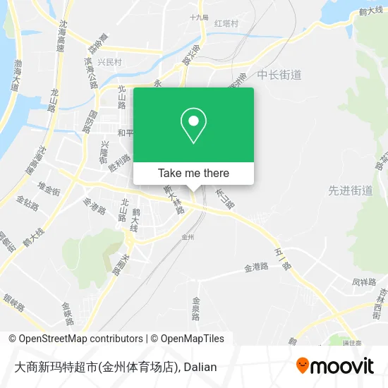 大商新玛特超市(金州体育场店) map