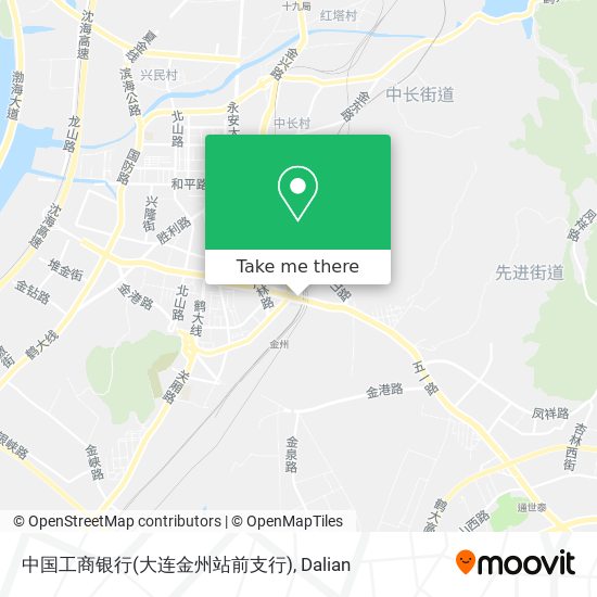 中国工商银行(大连金州站前支行) map