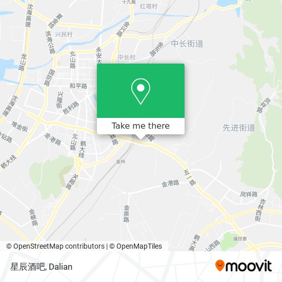 星辰酒吧 map