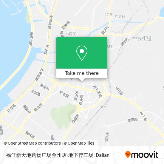 福佳新天地购物广场金州店-地下停车场 map